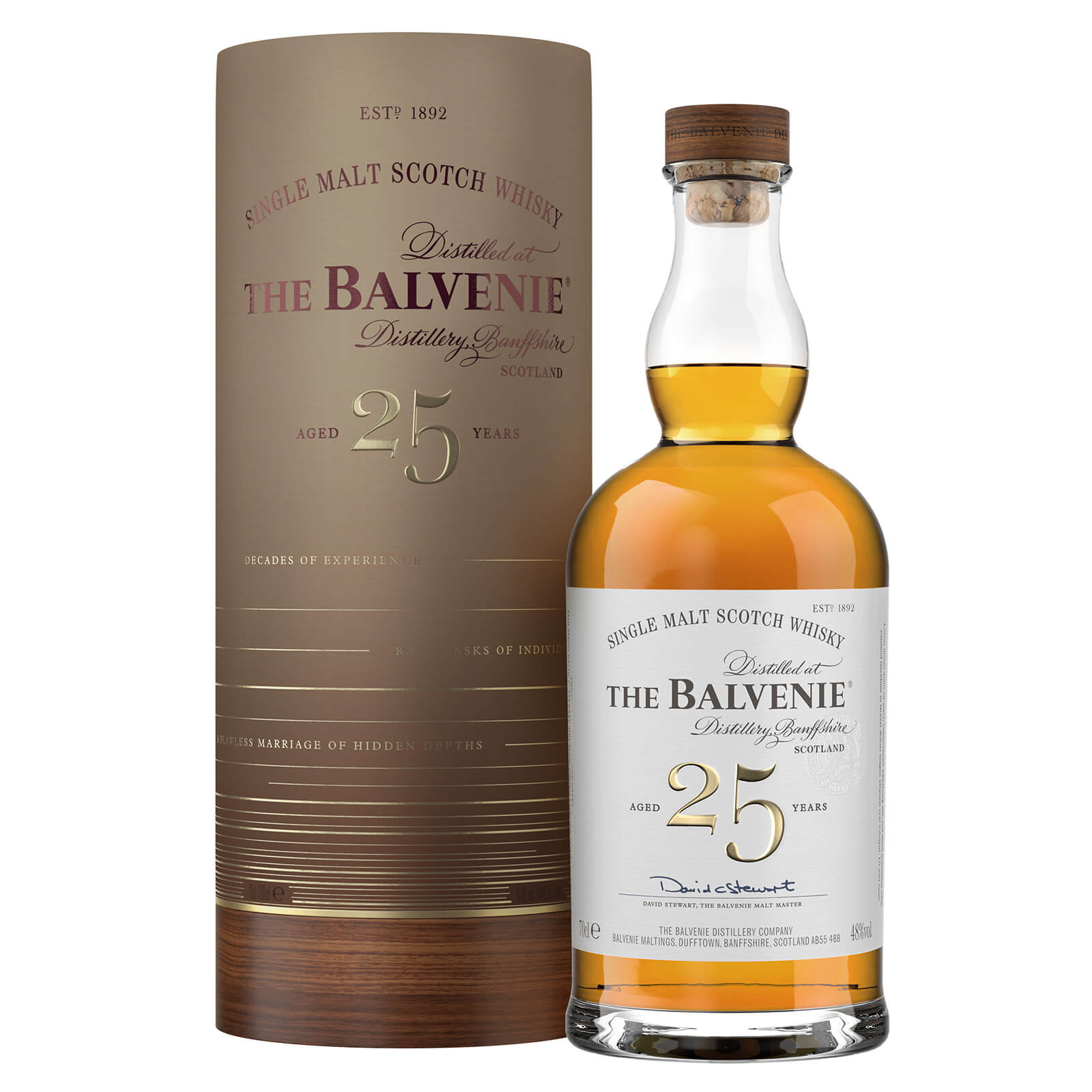 The Balvenie 25yo Single Malt Scotch Whisky 70cl